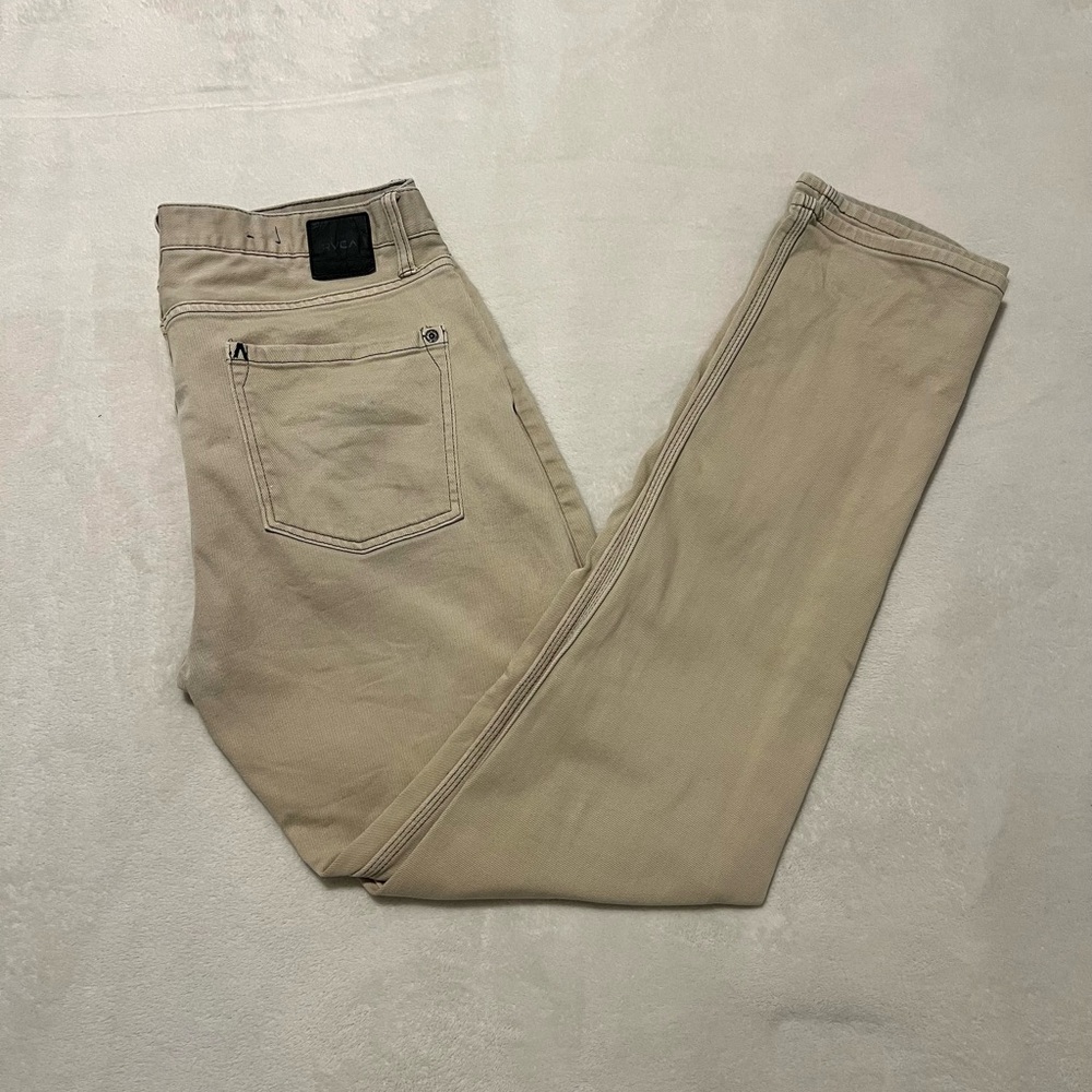 RVCA-Men’s Dagger Twill Slim Fit Denim Jeans